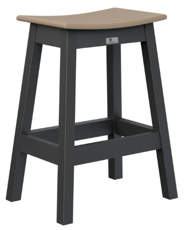 Berlin Gardens Saddle Counter Stool